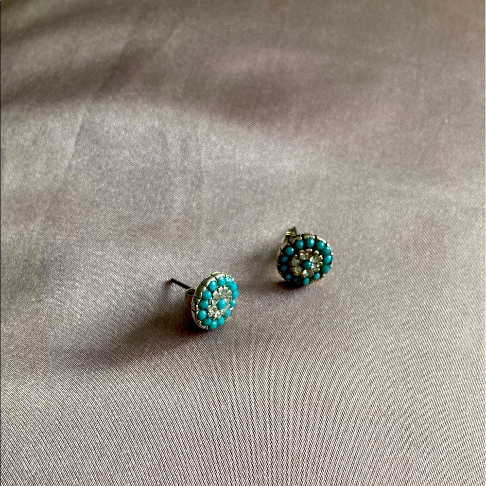 Powder blue earrings